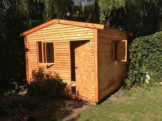 wooden wendy small garden shed
